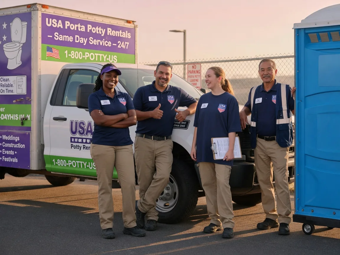 Porta Potty Rental company in Romeoville, IL